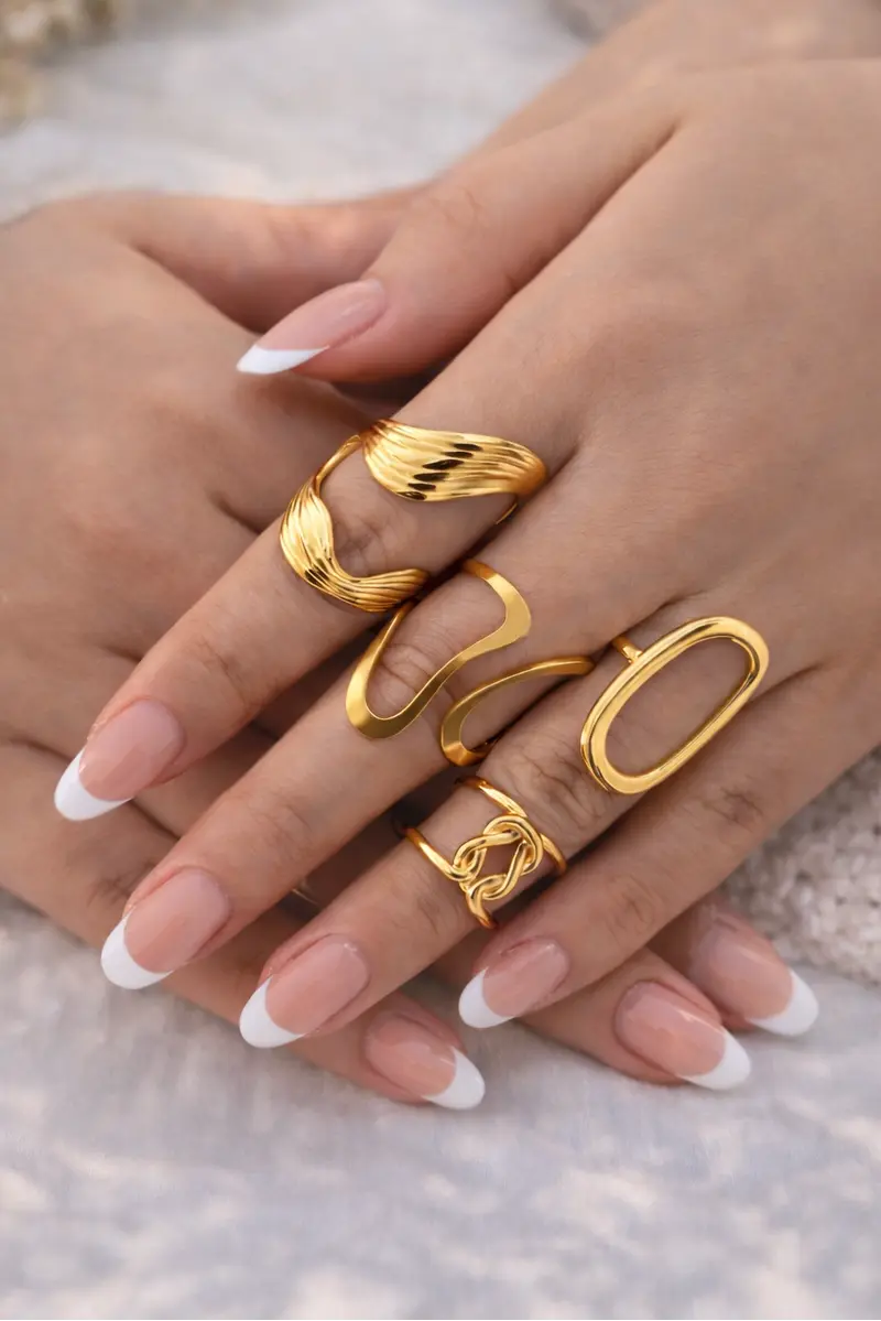 Lot de bagues Elora - JUMYA BIJOUX