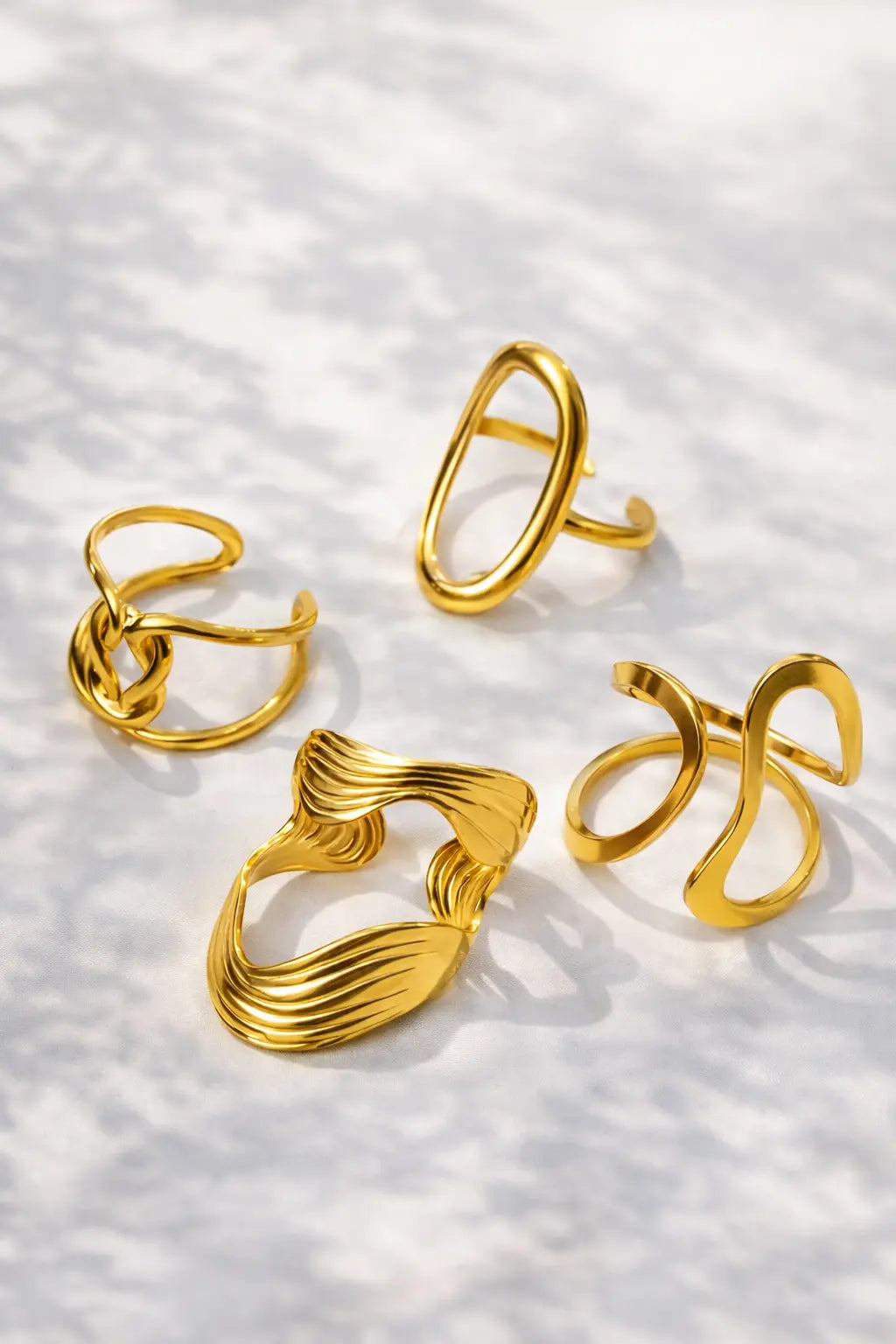 Lot de bagues Elora - JUMYA BIJOUX